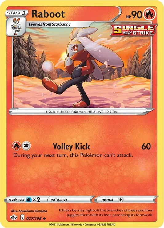 Image for Raboot (027/198) - Pokemon