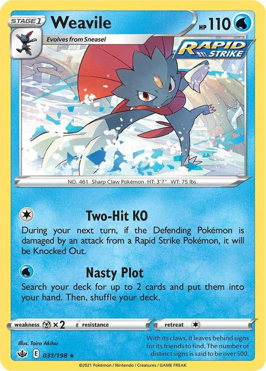 Image for Weavile (031/198) - Pokemon