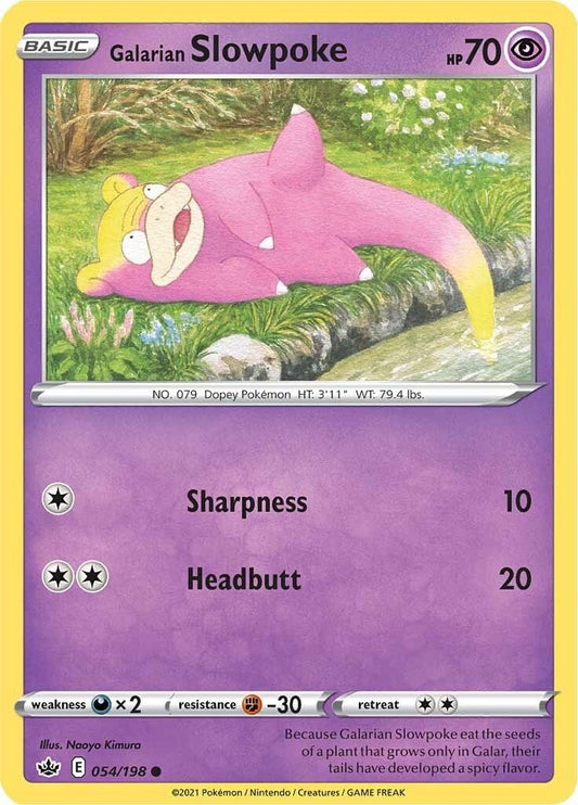Image for Galarian Slowpoke (054/198) - Pokemon
