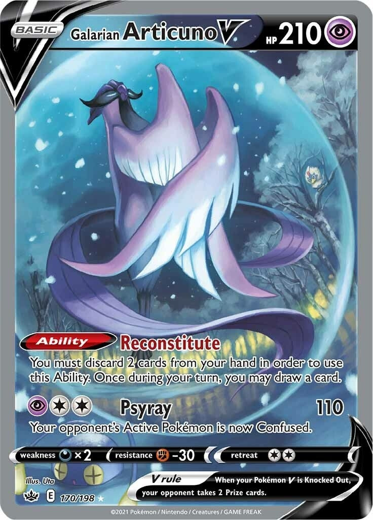 Image for Galarian Articuno V (Alternate Full Art) (170/198) - Pokemon