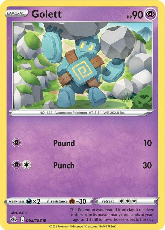 Image for Golett (065/198) - Pokemon