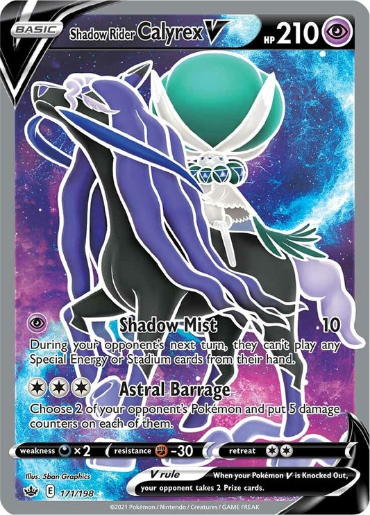Image for Shadow Rider Calyrex V (Full Art) (171/198) - Pokemon