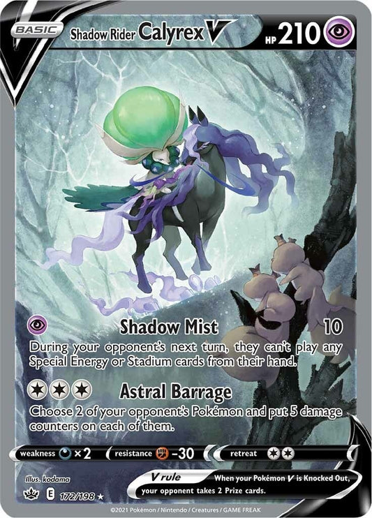 Image for Shadow Rider Calyrex V (Alternate Full Art) (172/198) - Pokemon