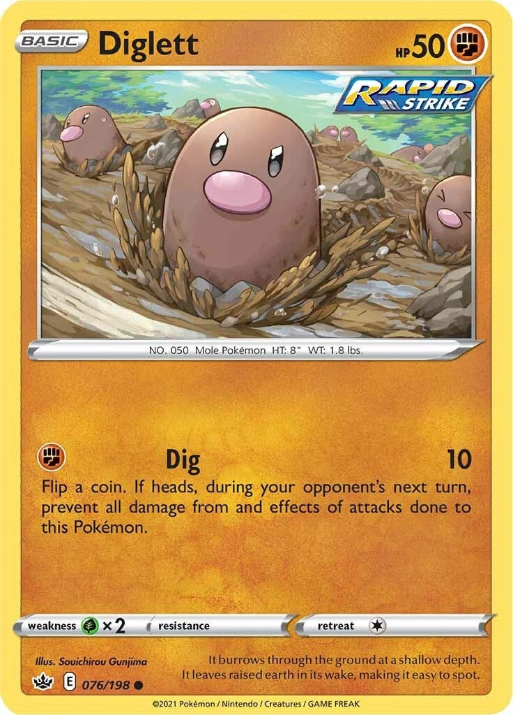 Image for Diglett (076/198) - Pokemon