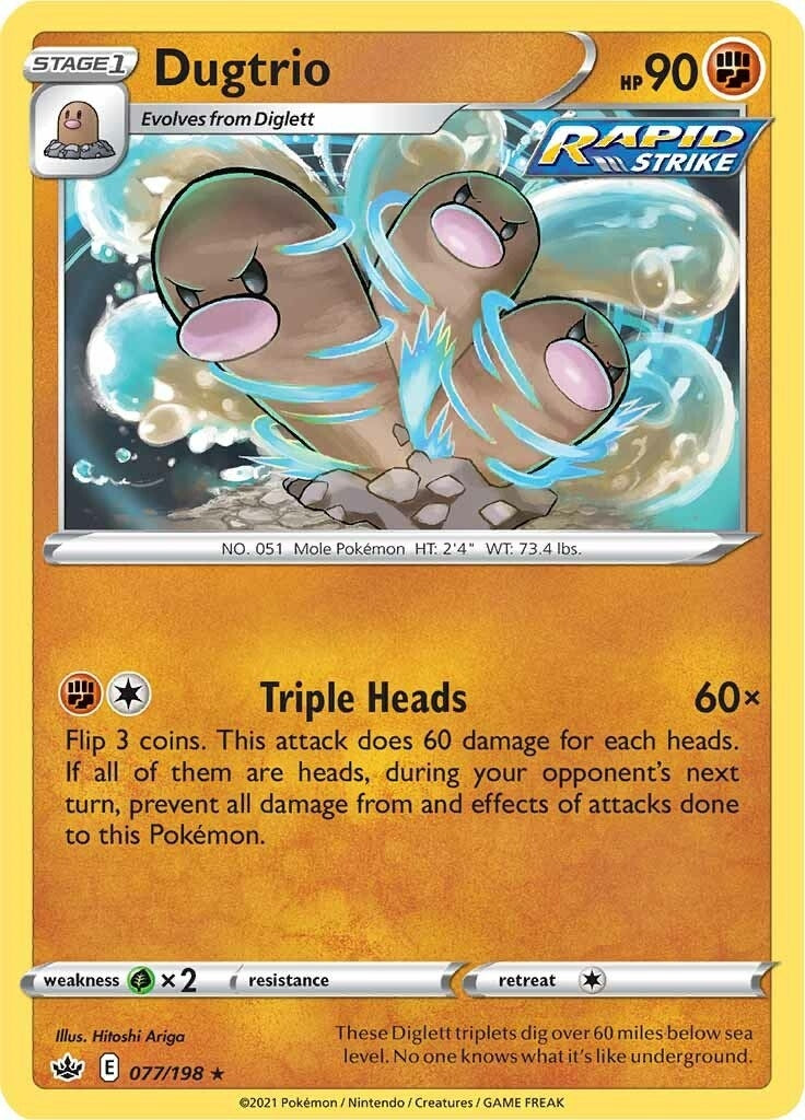 Image for Dugtrio (077/198) - Pokemon