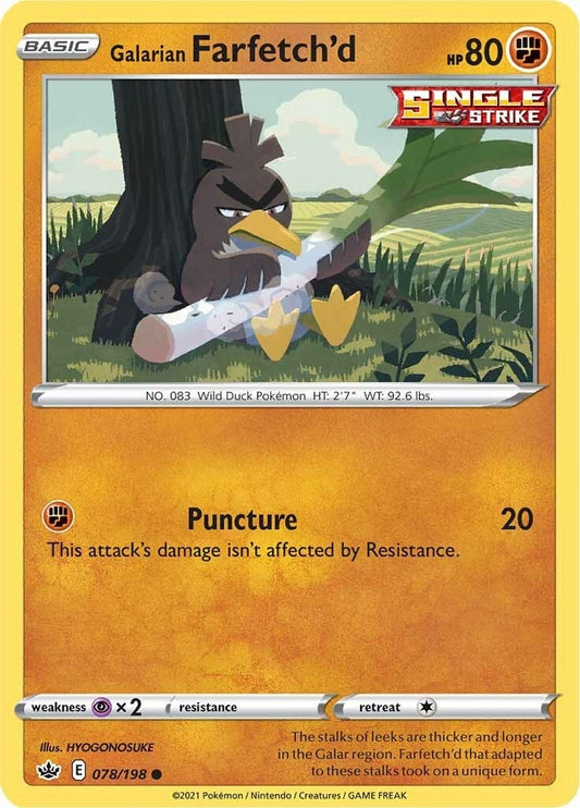 Image for Galarian Farfetch'd (078/198) - Pokemon