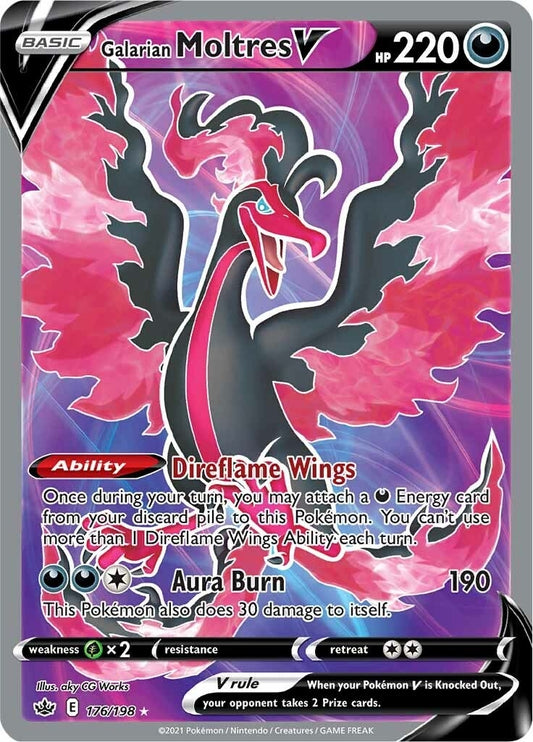 Image for Galarian Moltres V (Full Art) (176/198) - Pokemon