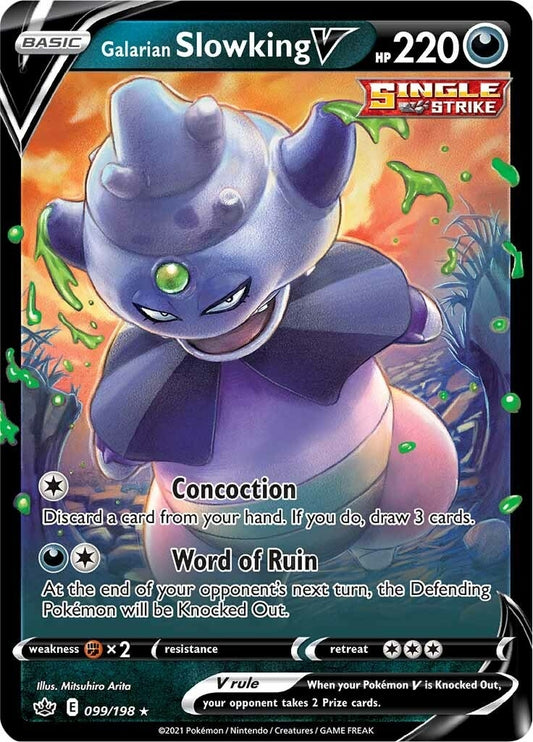 Image for Galarian Slowking V (099/198) - Pokemon