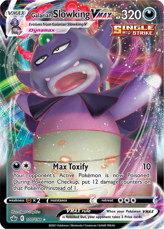 Image for Galarian Slowking VMAX (100/198) - Pokemon