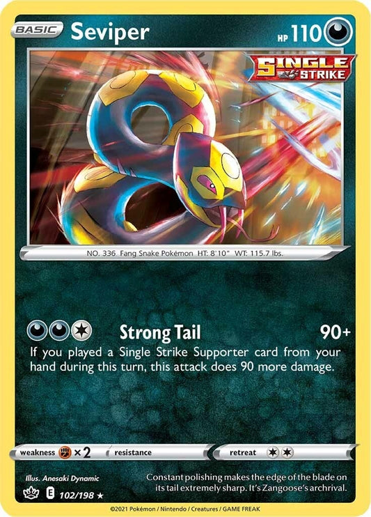 Image for Seviper (102/198) - Pokemon