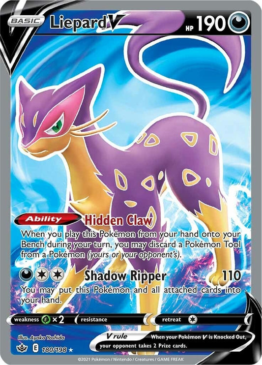 Image for Liepard V (Full Art) (180/198) - Pokemon
