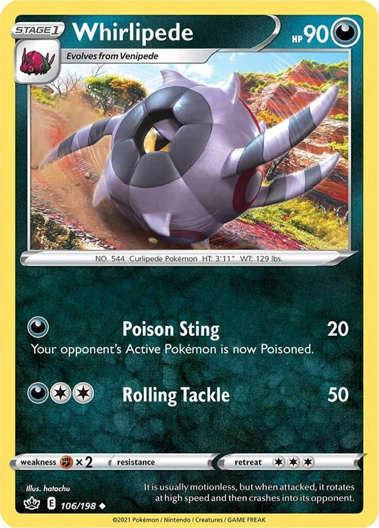Image for Whirlipede (106/198) - Pokemon