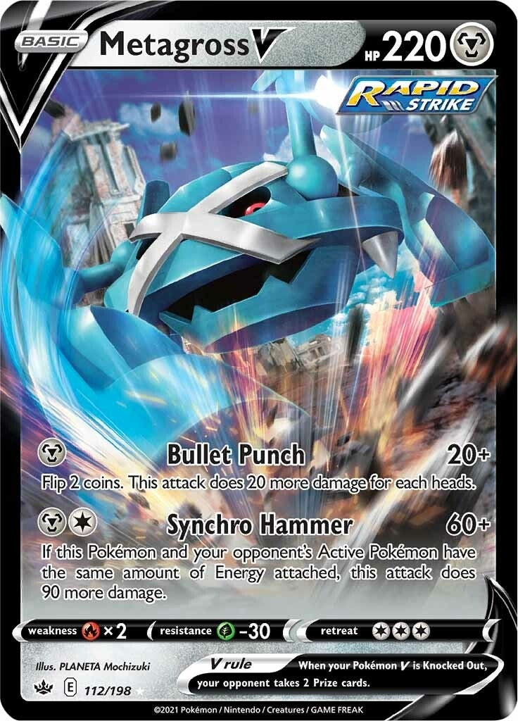 Image for Metagross V (112/198) - Pokemon