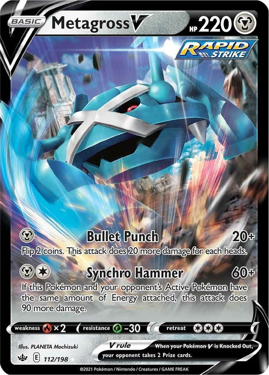 Image for Metagross V (112/198) - Pokemon