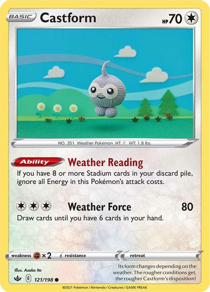 Image for Castform (121/198) - Pokemon