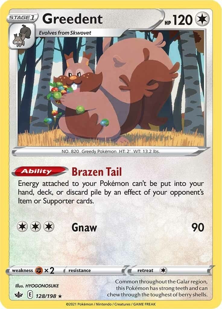 Image for Greedent (128/198) - Pokemon