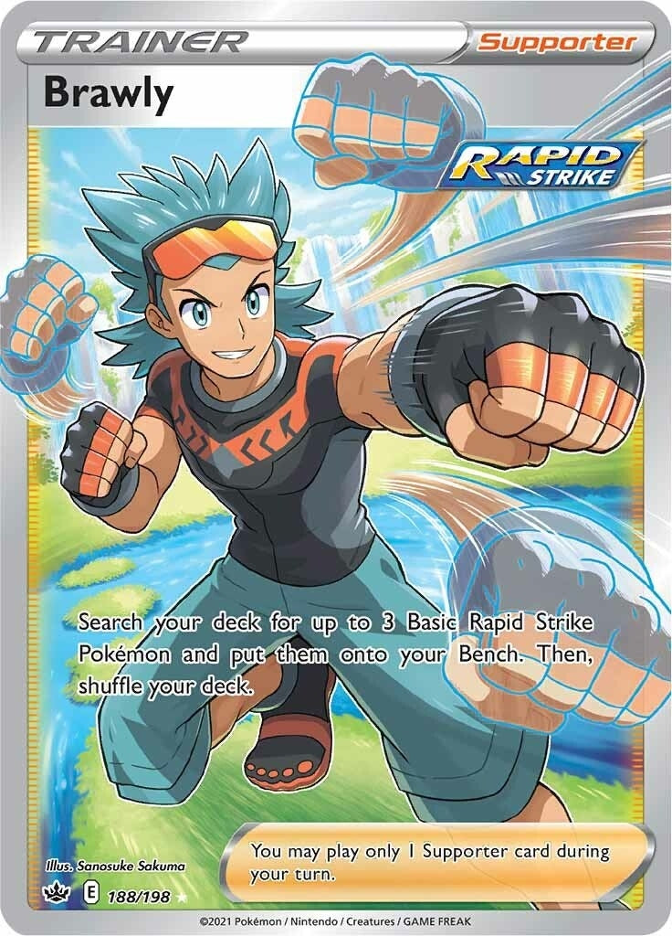 Image for Brawly (Full Art) (188/198) - Pokemon