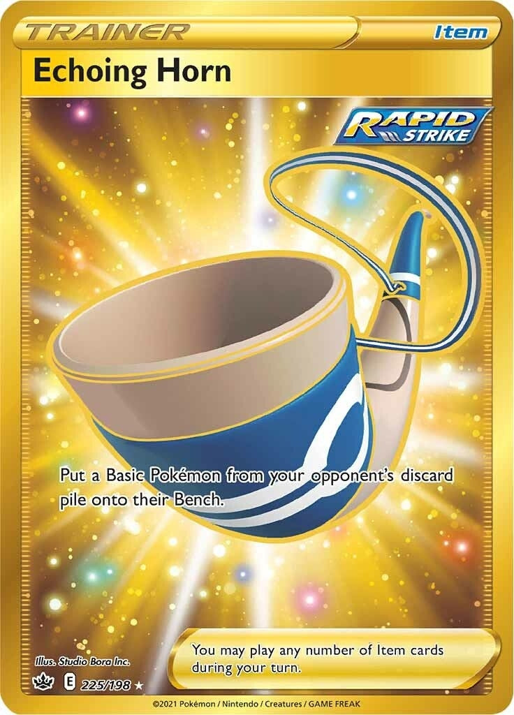 Image for Echoing Horn (Secret) (225/198) - Pokemon