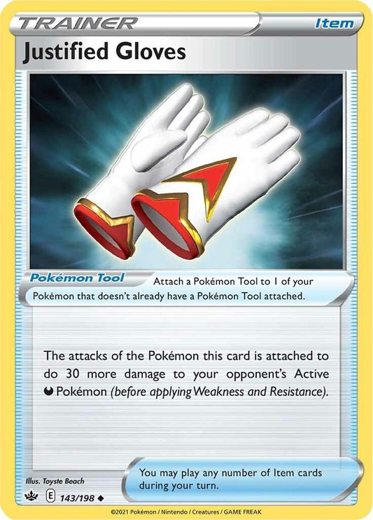 Image for Justified Gloves (143/198) - Pokemon