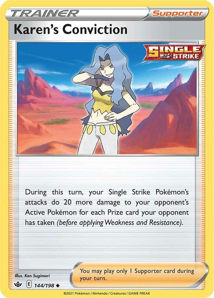 Image for Karen's Conviction (144/198) - Pokemon