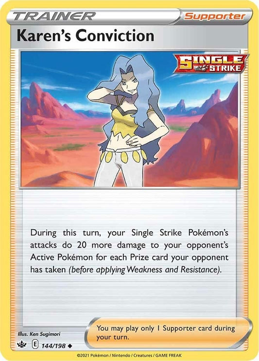 Image for Karen's Conviction (144/198) - Pokemon