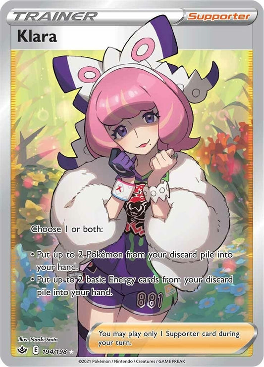 Image for Klara (Full Art) (194/198) - Pokemon