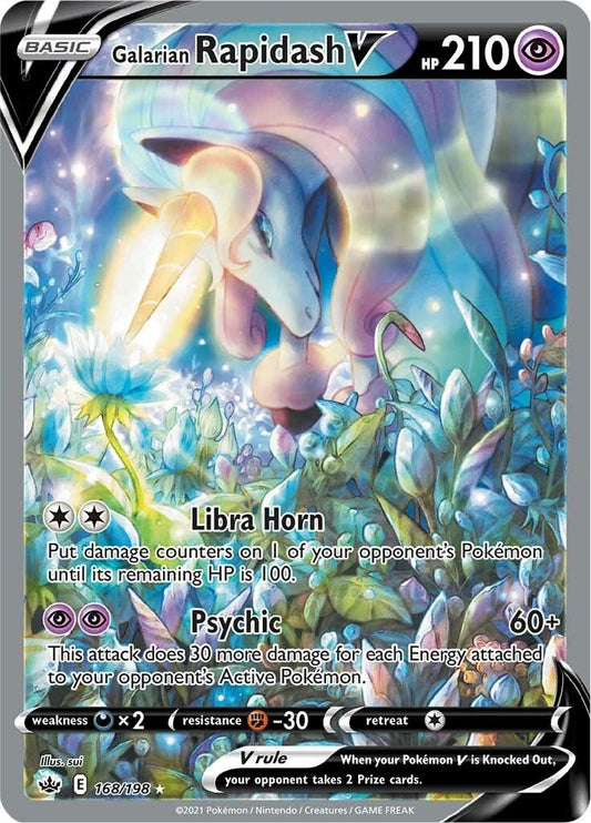 Image for Galarian Rapidash V (Alternate Full Art) (168/198) - Pokemon