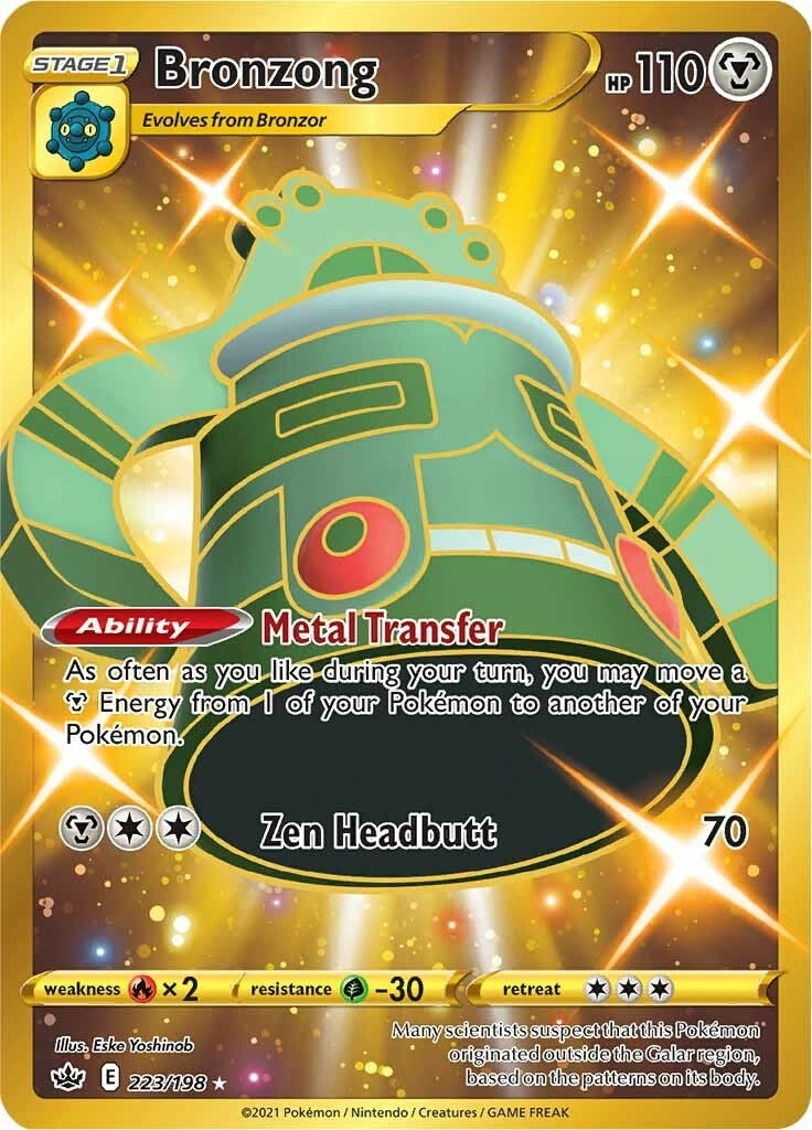 Image for Bronzong (Secret) (223/198) - Pokemon