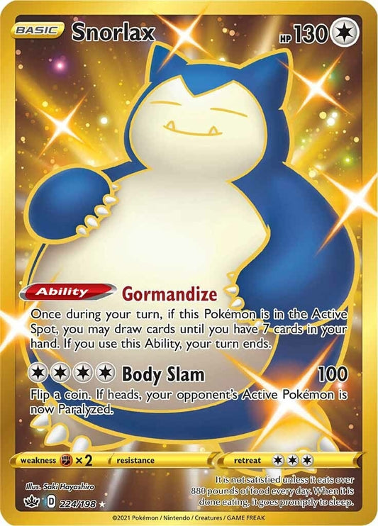 Image for Snorlax (Secret) (224/198) - Pokemon