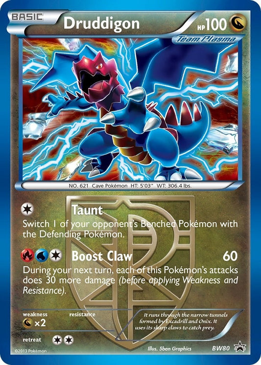 Image for Druddigon (Team Plasma) - BW80 (Cosmos Holo) (BW80) - Pokemon