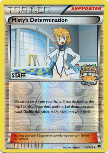 Image for Misty's Determination - 104/122 (Regional Championships) [Staff] (104/122) - Pokemon