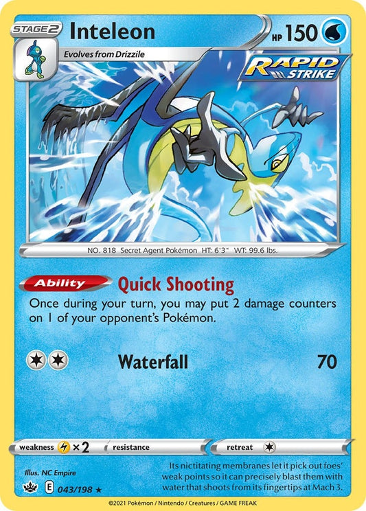 Image for Inteleon (043/198) - Pokemon
