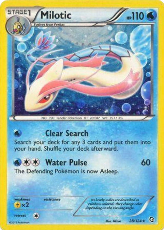 Image for Milotic - 28/124 (Cosmos Holo) (028/124) - Pokemon