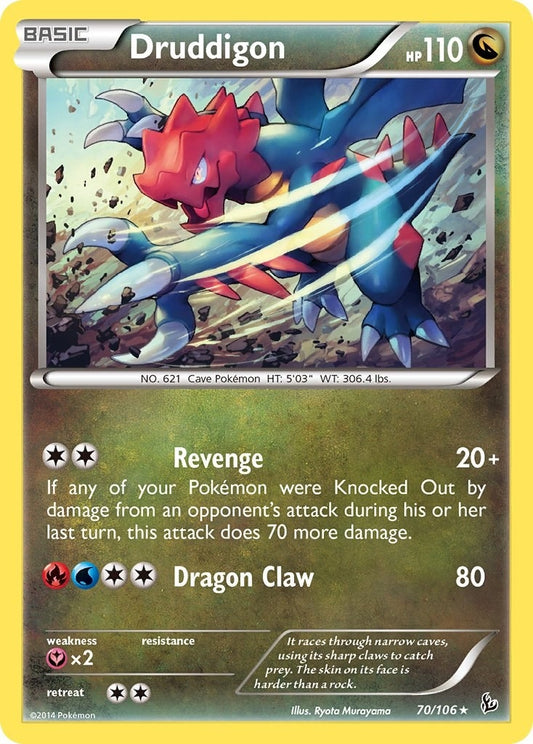 Image for Druddigon - 70/106 (Flashfire) (070/106) - Pokemon