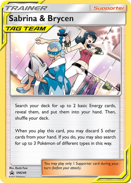 Image for Sabrina & Brycen - SM246 (SM246) - Pokemon