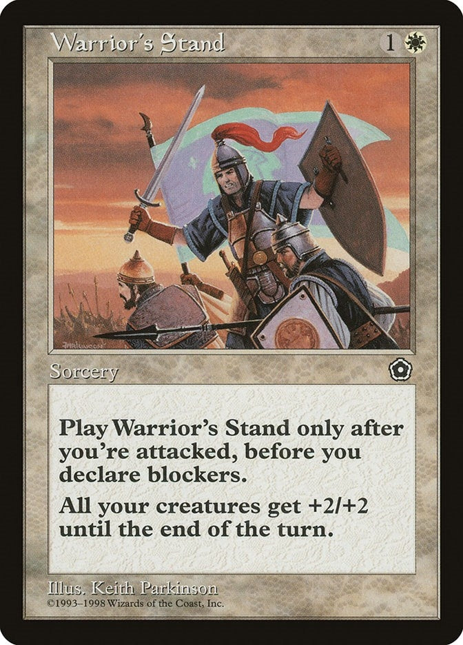 Image for Warrior's Stand - Magic: The Gathering