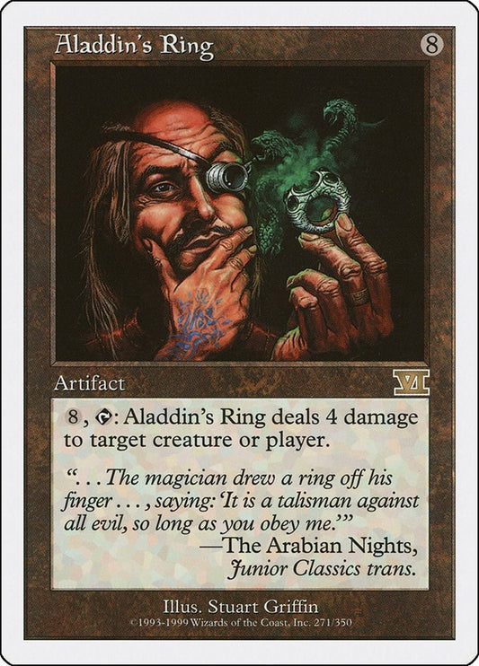 Image for Aladdin's Ring (271) - Magic: The Gathering