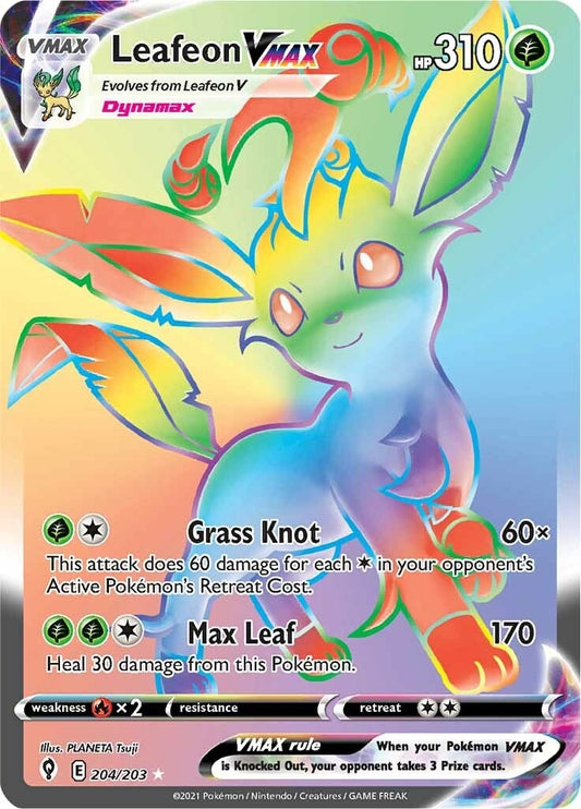 Image for Leafeon VMAX (Secret) (204/203) - Pokemon