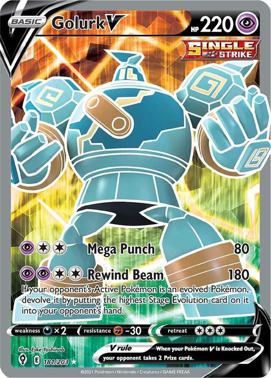 Image for Golurk V (Full Art) (181/203) - Pokemon