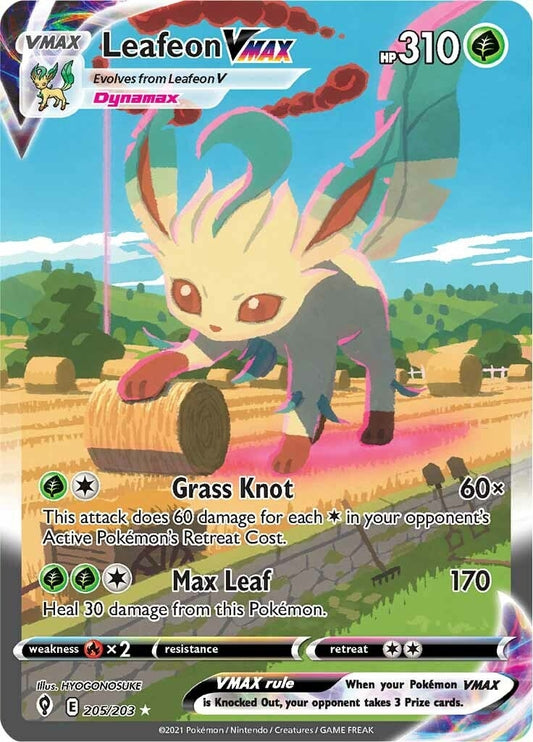 Image for Leafeon VMAX (Alternate Art Secret) (205/203) - Pokemon