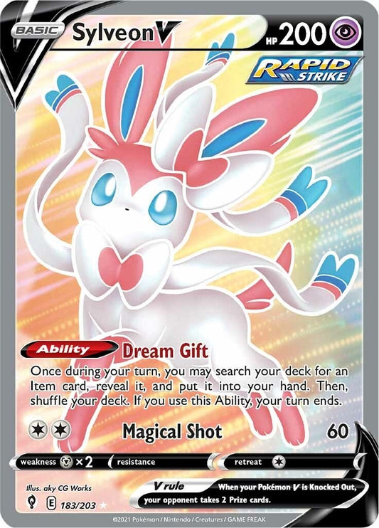 Image for Sylveon V (Full Art) (183/203) - Pokemon