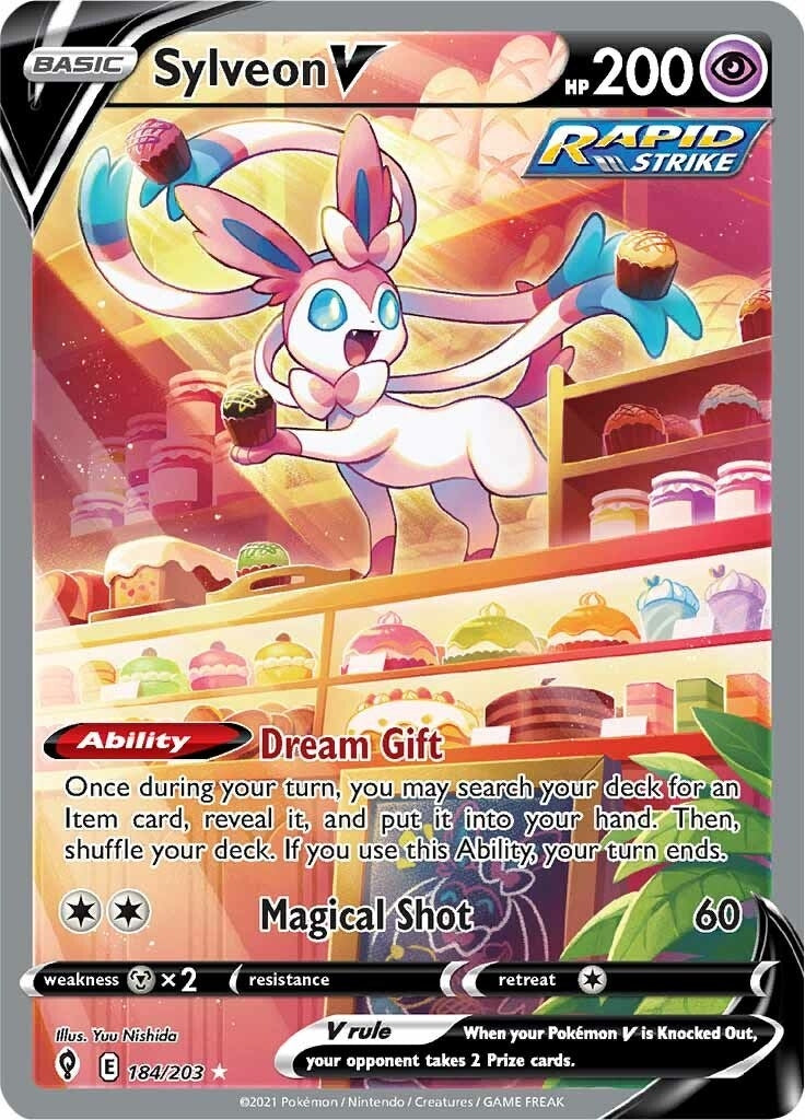 Image for Sylveon V (Alternate Full Art) (184/203) - Pokemon