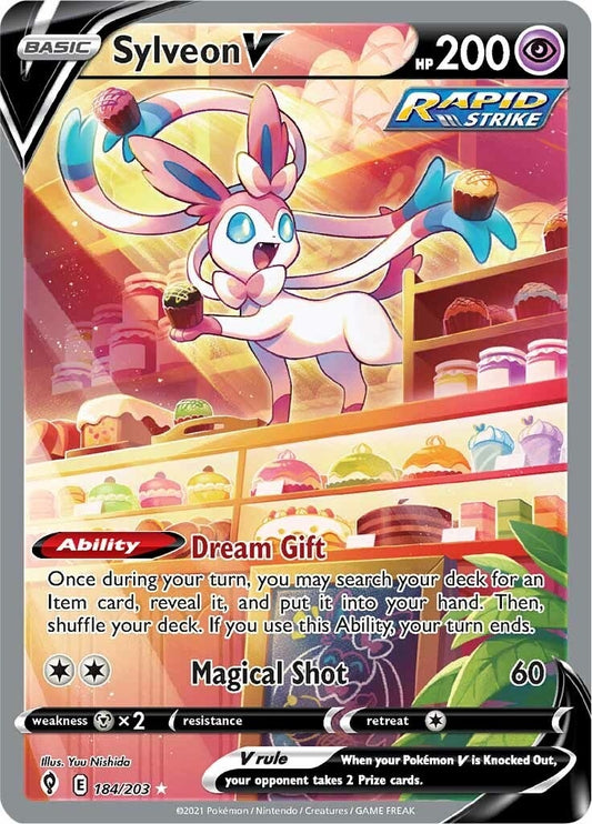 Image for Sylveon V (Alternate Full Art) (184/203) - Pokemon