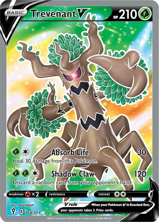 Image for Trevenant V (Full Art) (168/203) - Pokemon
