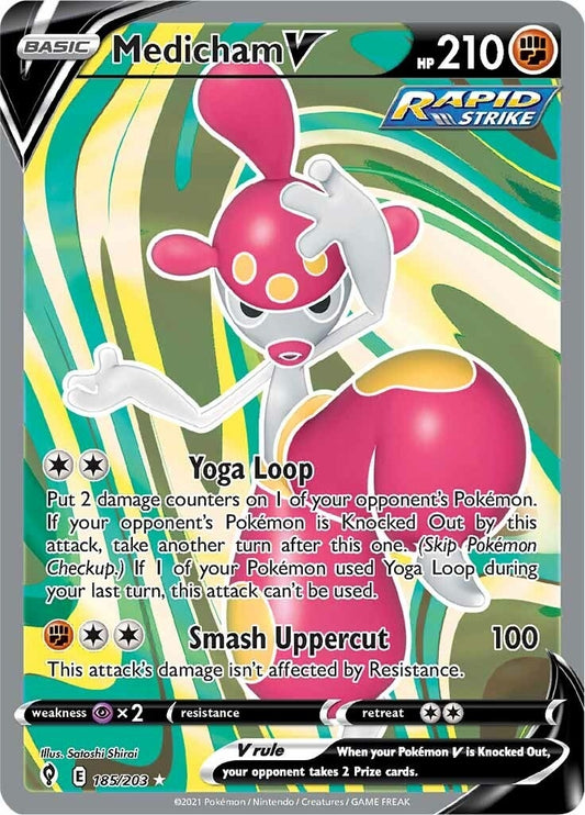 Image for Medicham V (Full Art) (185/203) - Pokemon