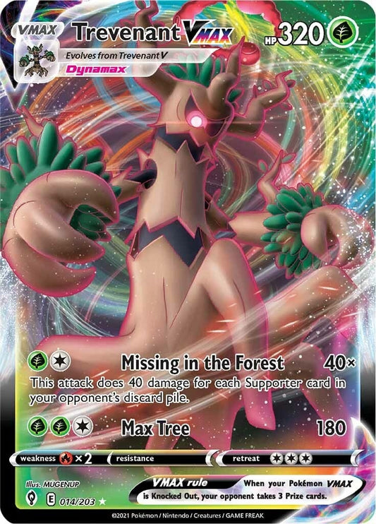 Image for Trevenant VMAX (014/203) - Pokemon
