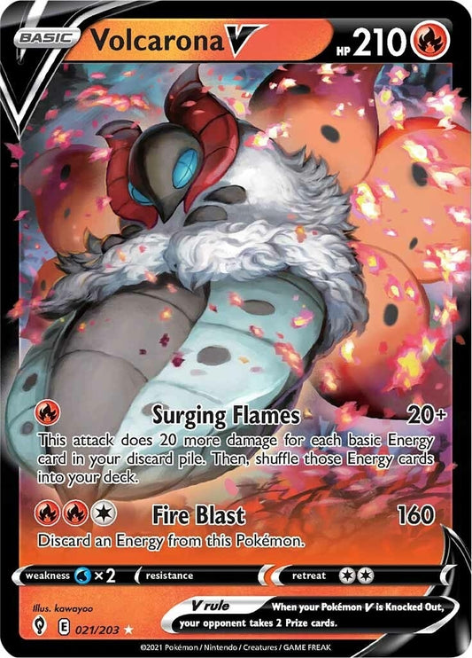 Image for Volcarona V (021/203) - Pokemon