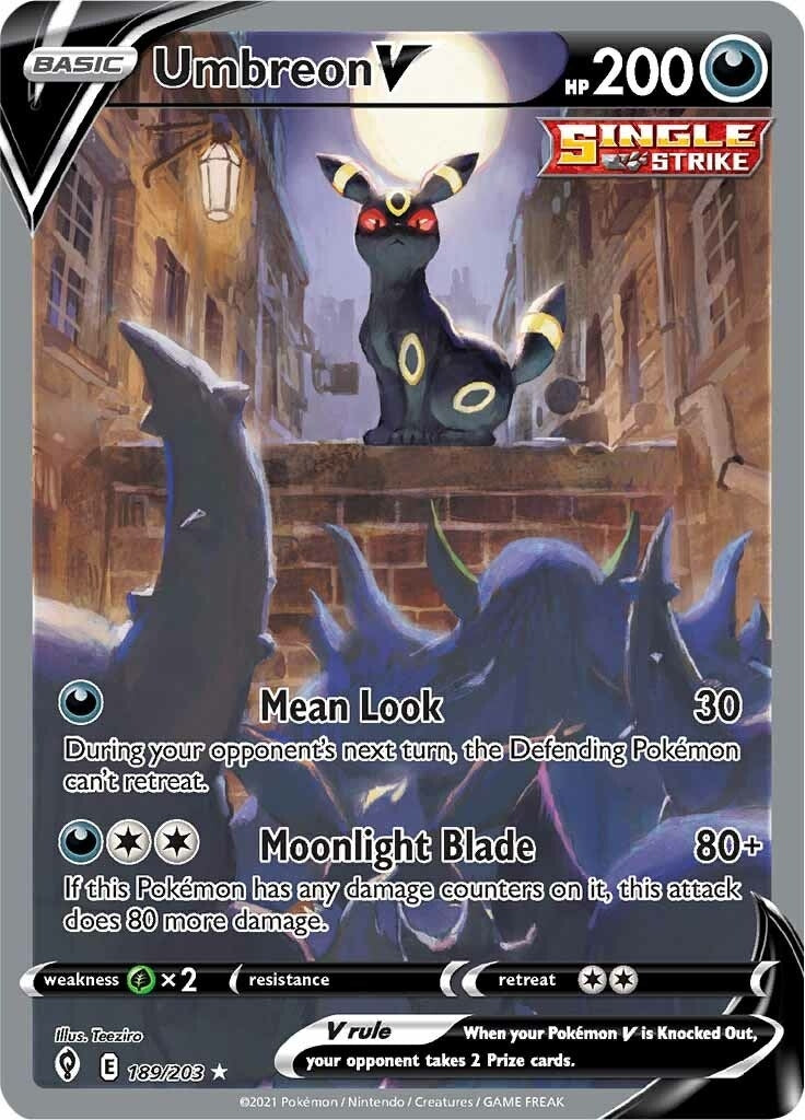 Umbreon V (Alternate Full Art) (189/203)