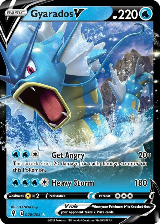 Image for Gyarados V (028/203) - Pokemon