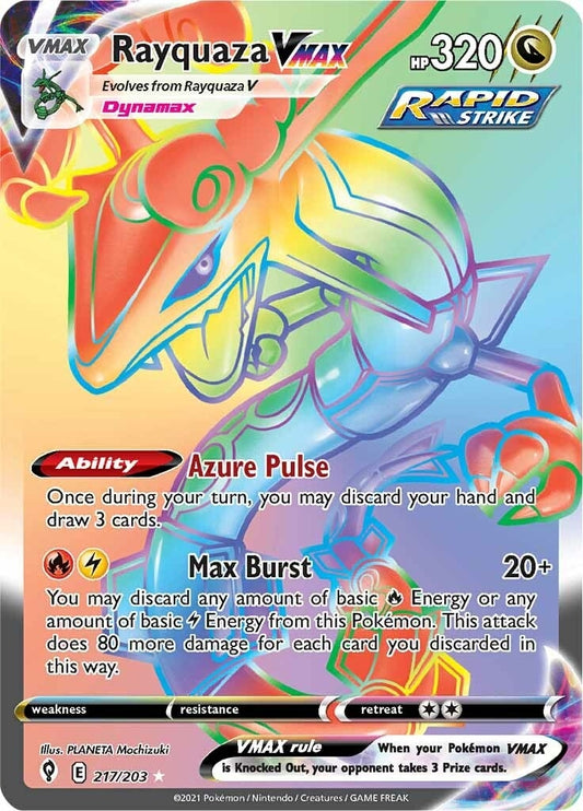 Image for Rayquaza VMAX (Secret) (217/203) - Pokemon